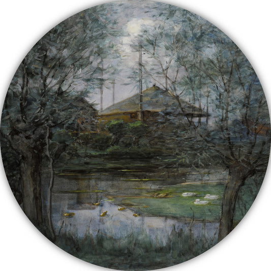 Hooiberg - Piet Mondriaan aluminium muurcirkel