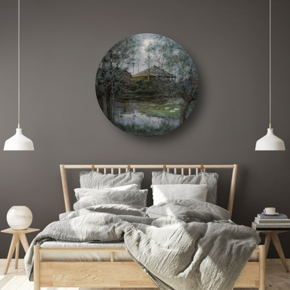Hooiberg - Piet Mondriaan aluminium muurcirkel