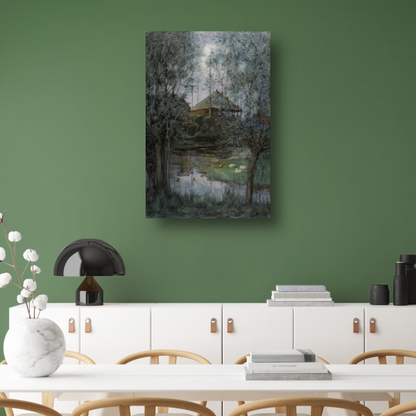 Hooiberg - Piet Mondriaan canvas met baklijst