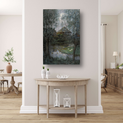 Hooiberg - Piet Mondriaan canvas met baklijst