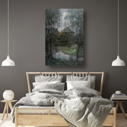 Hooiberg - Piet Mondriaan canvas met baklijst