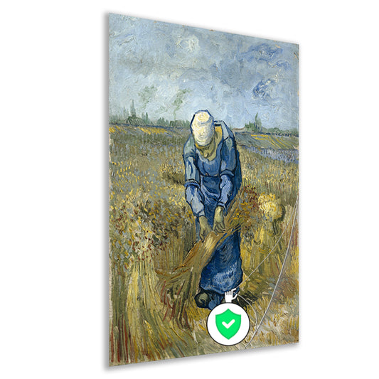 Boerin die schoven bindt - Vincent van Gogh poster