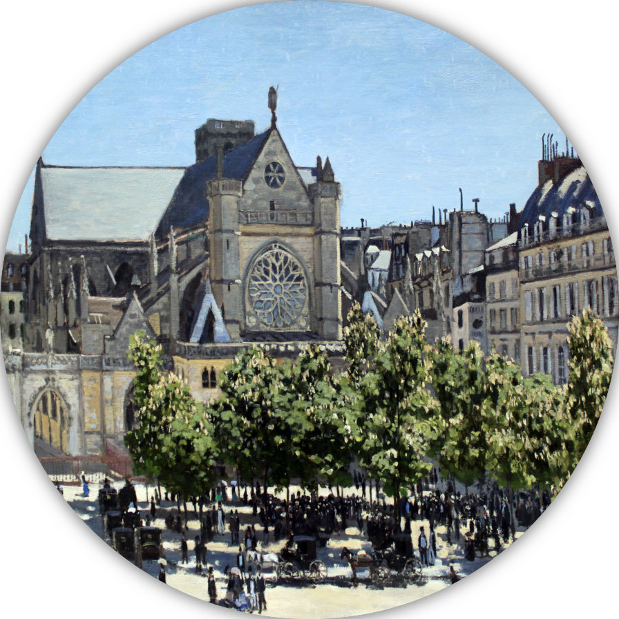Saint-Germain-lAuxerrois in Parijs - Claude Monet forex muurcirkel
