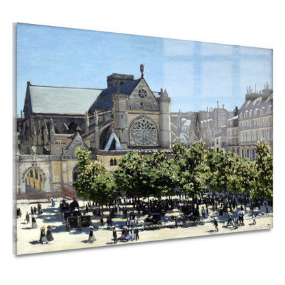 Saint-Germain-lAuxerrois in Parijs - Claude Monet acrylglas