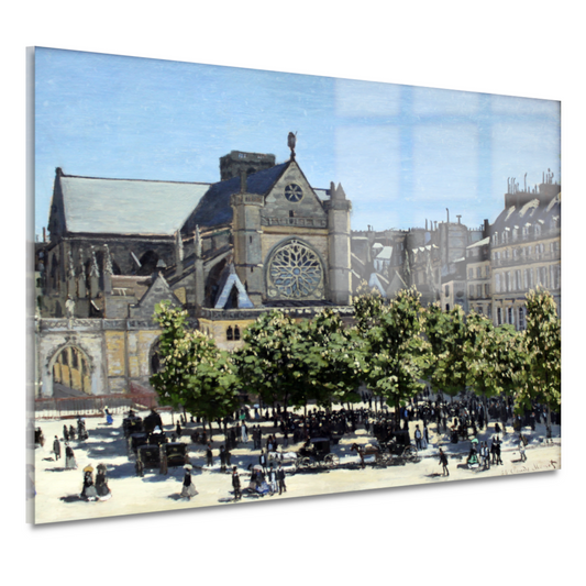 Saint-Germain-lAuxerrois in Parijs - Claude Monet acrylglas