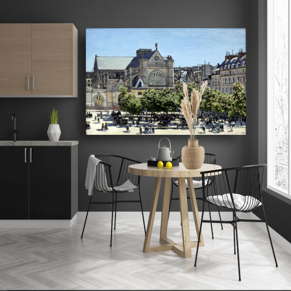 Saint-Germain-lAuxerrois in Parijs - Claude Monet acrylglas