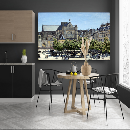 Saint-Germain-lAuxerrois in Parijs - Claude Monet acrylglas