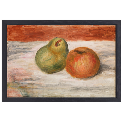Appel en Peer - Pierre-Auguste Renoir canvas met baklijst