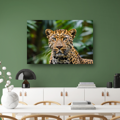 Stille Waarnemer - Luipaard in de Wildernis canvas