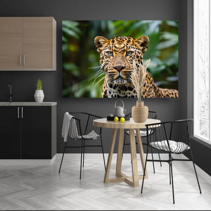 Stille Waarnemer - Luipaard in de Wildernis canvas