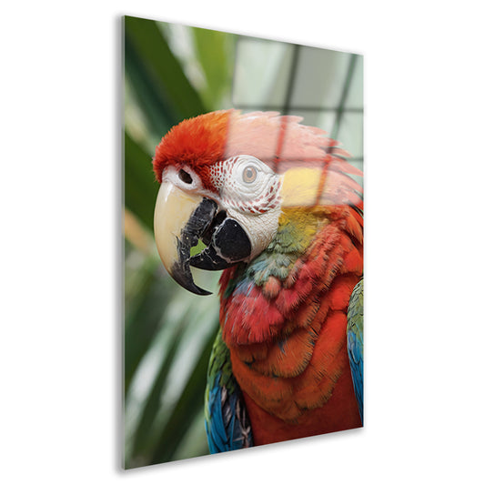 Kleurenpracht van een Tropische Papegaai Acrylglas