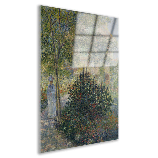 Camille Monet in de tuin van Argenteuil - Claude Monet Acrylglas