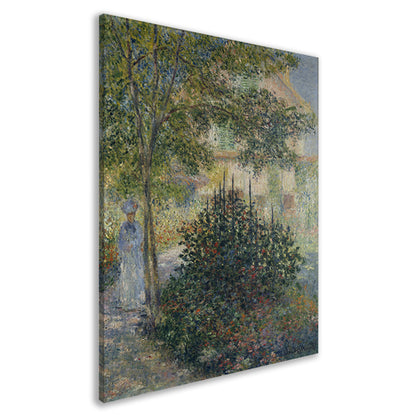 Camille Monet in de tuin van Argenteuil - Claude Monet canvas