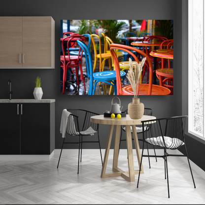 Minimalistische Meubels Buiten canvas met baklijst