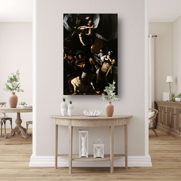 De Zeven Werken van Barmhartigheid - Caravaggio poster