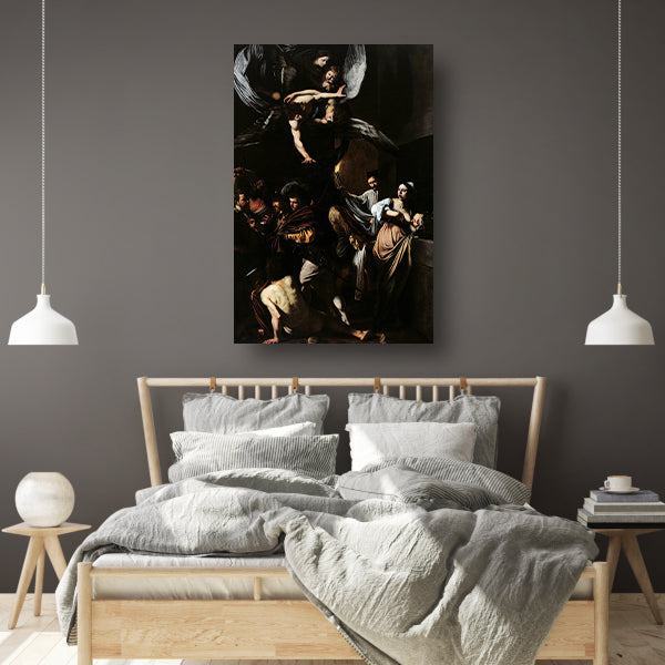 De Zeven Werken van Barmhartigheid - Caravaggio poster