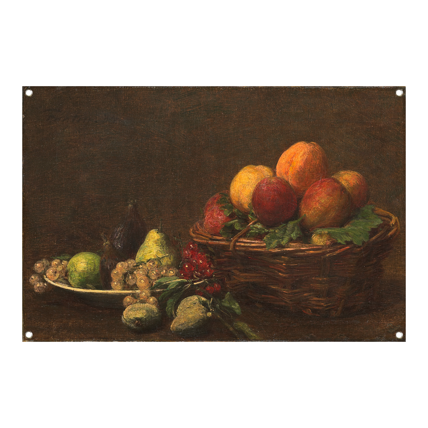 Stilleven met fruit - Henri Fantin-Latour tuinposter