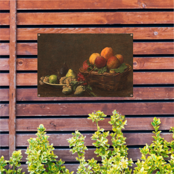 Stilleven met fruit - Henri Fantin-Latour tuinposter