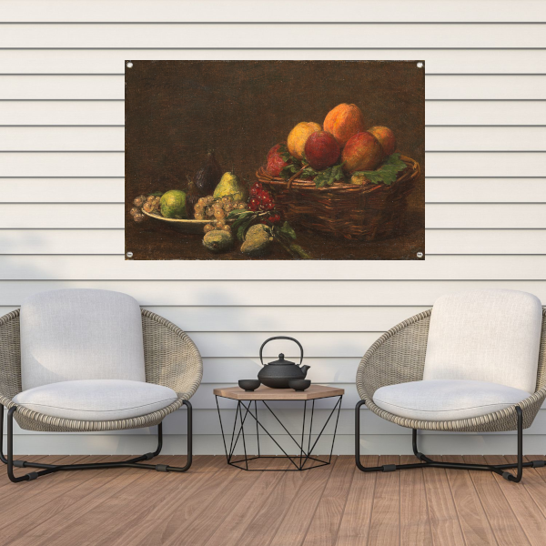 Stilleven met fruit - Henri Fantin-Latour tuinposter