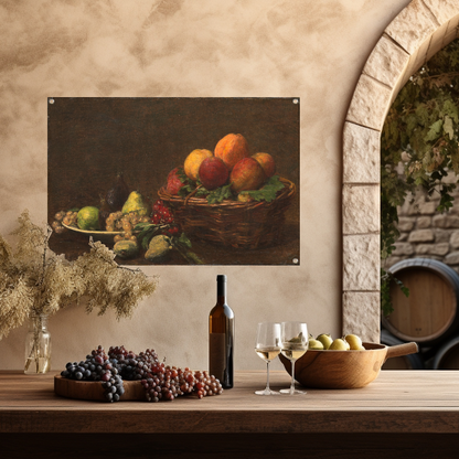 Stilleven met fruit - Henri Fantin-Latour tuinposter