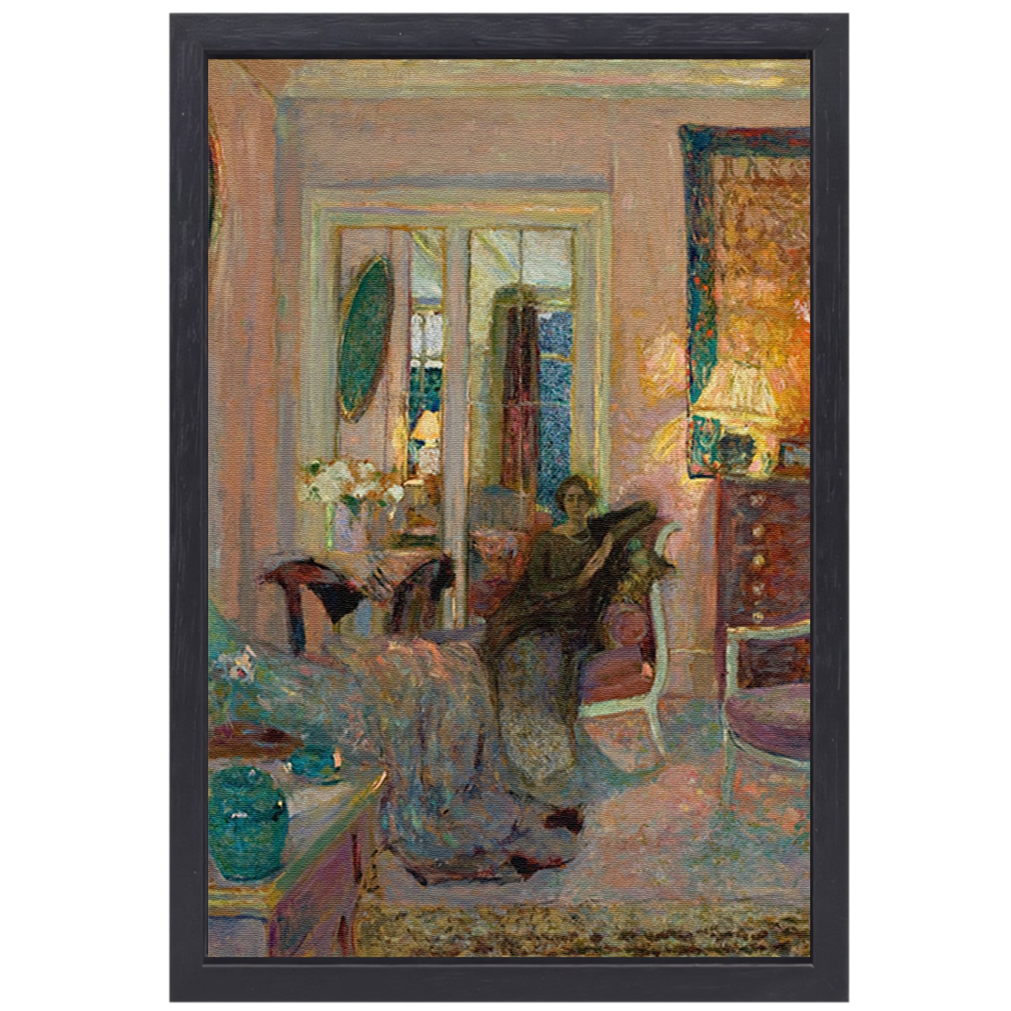 Prinses Bibesco - Édouard Vuillard canvas met baklijst