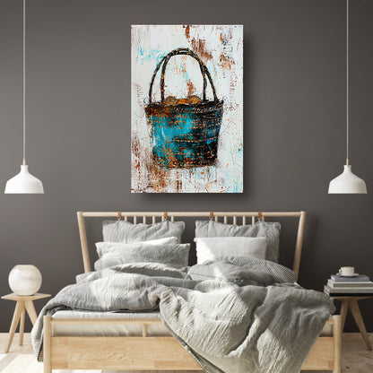 Abstract kleurrijk mandontwerp voor moderne interieurs poster