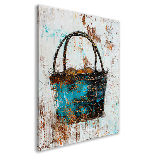 Abstract kleurrijk mandontwerp voor moderne interieurs canvas