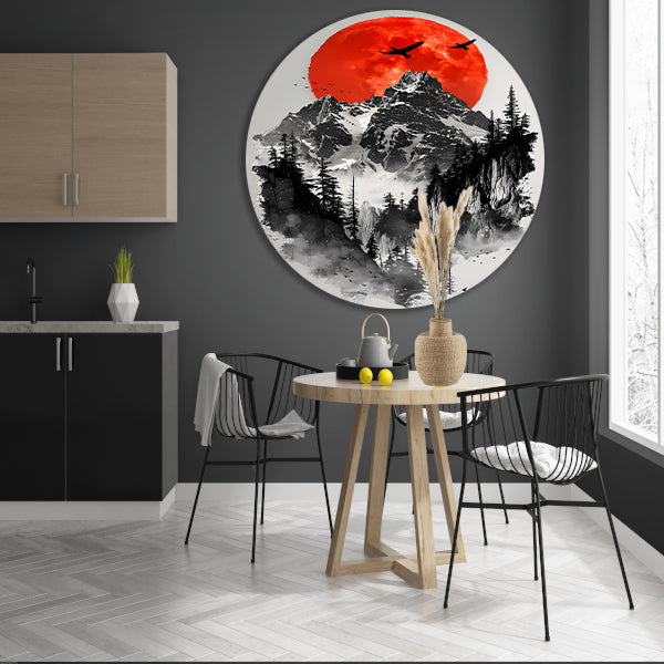 Abstract lijnencompositie forex muurcirkel