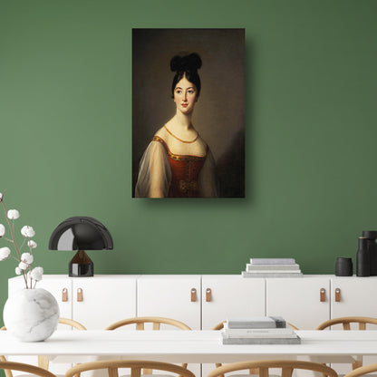 Portret van een vrouw - Élisabeth Louise Vigée Le Brun poster