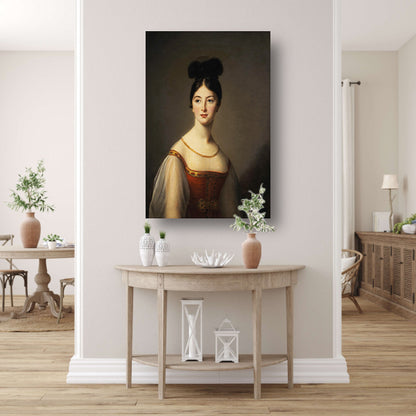 Portret van een vrouw - Élisabeth Louise Vigée Le Brun poster