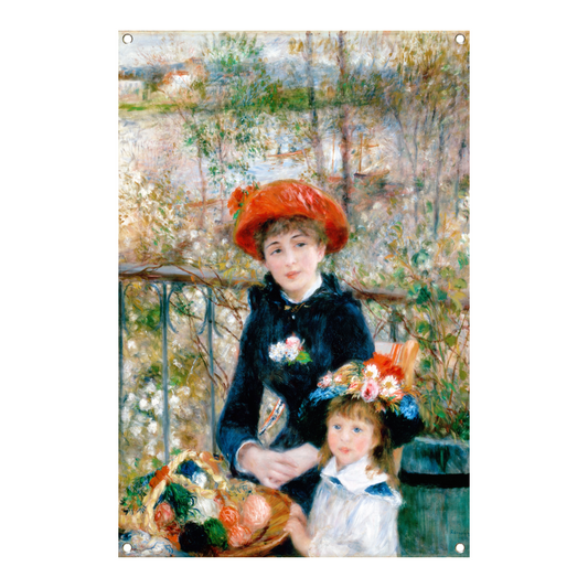 Op het Terras - Pierre-Auguste Renoir tuinposter