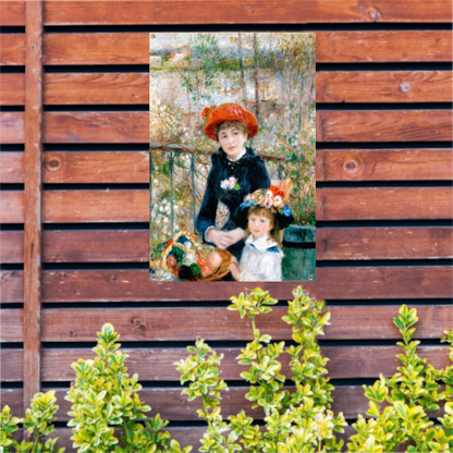 Op het Terras - Pierre-Auguste Renoir tuinposter