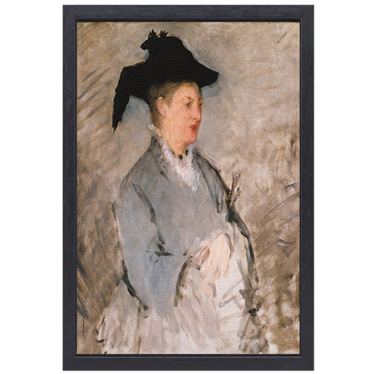 Vrouw - Edouard Manet canvas met baklijst