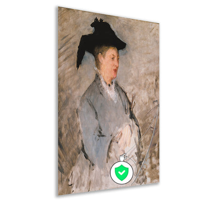 Vrouw - Edouard Manet poster