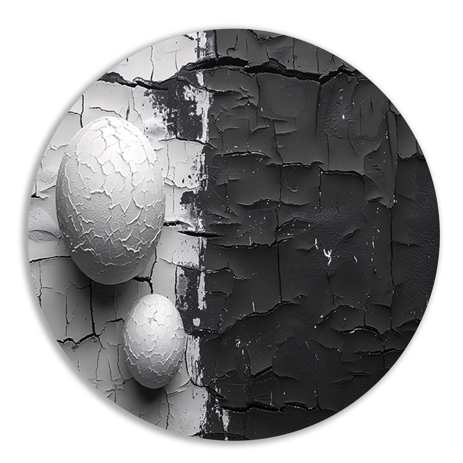 Minimalistisch ballencompositie forex muurcirkel