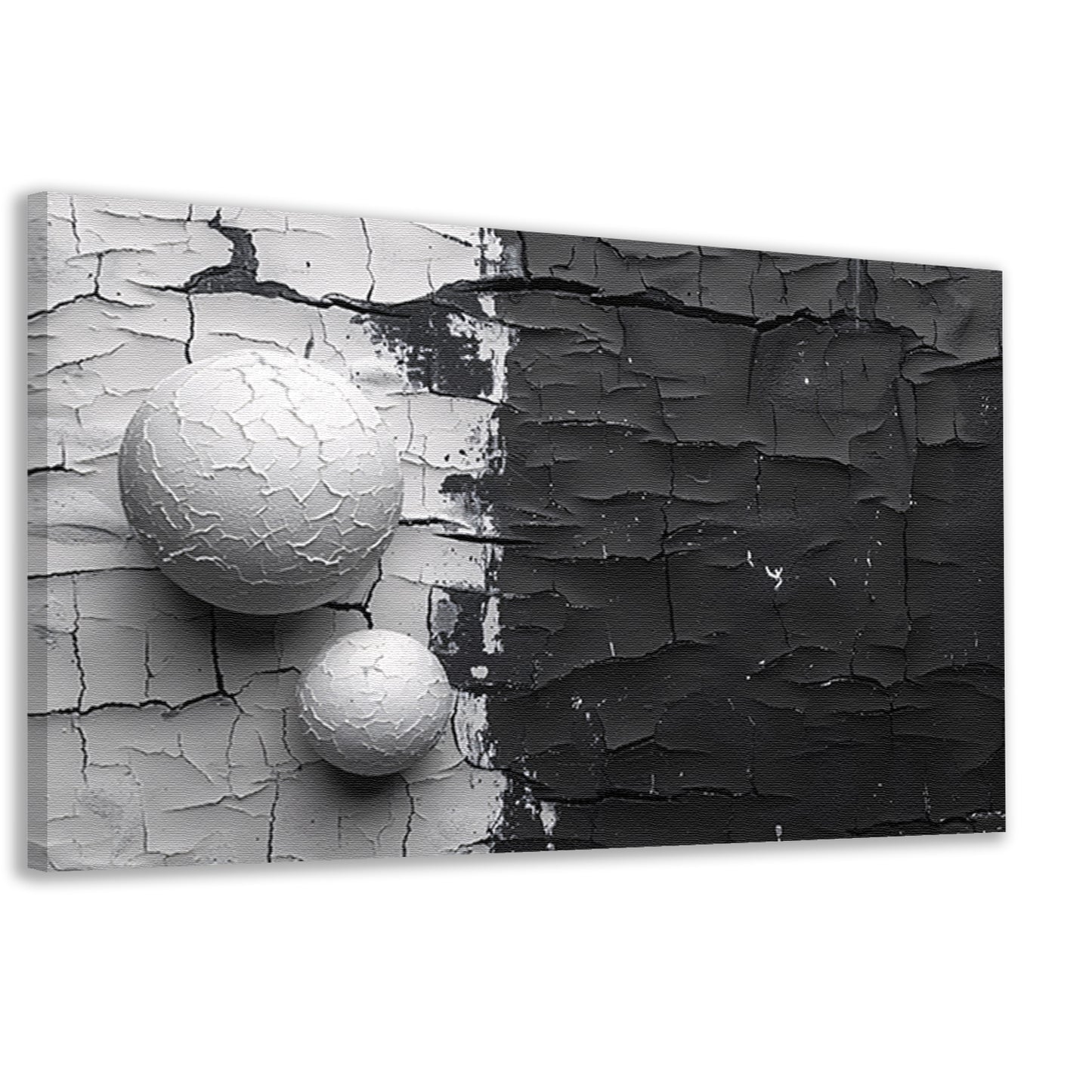 Minimalistisch ballencompositie canvas
