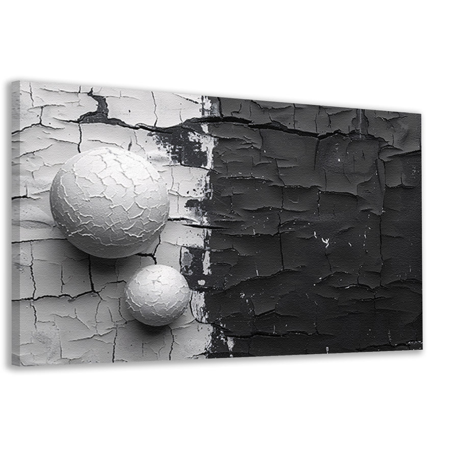 Minimalistisch ballencompositie canvas