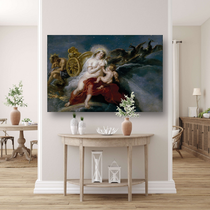 De schepping van de Melkweg - Peter Paul Rubens poster