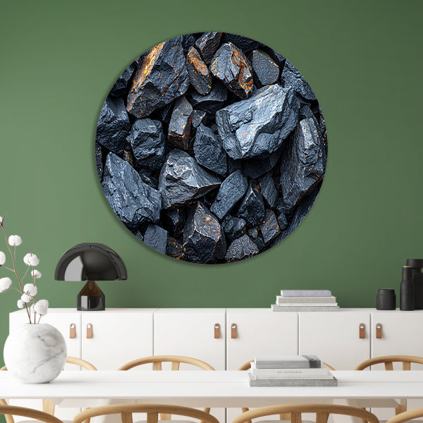 Abstract stenenstapel forex muurcirkel