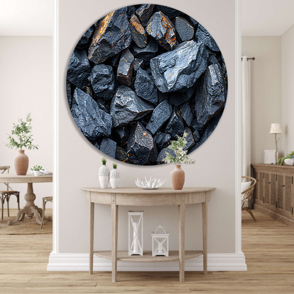 Abstract stenenstapel forex muurcirkel