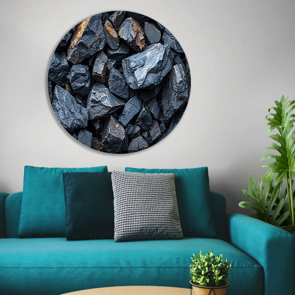 Abstract stenenstapel forex muurcirkel