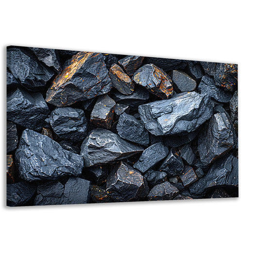 Abstract stenenstapel canvas