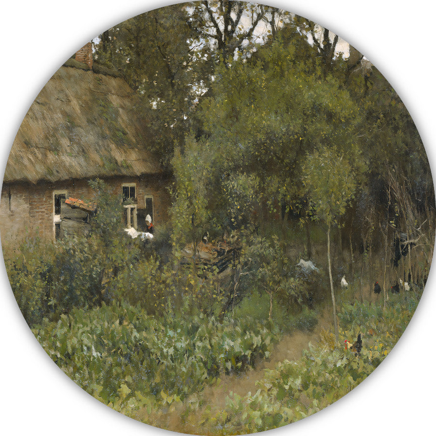 De moestuin - Anton Mauve forex muurcirkel