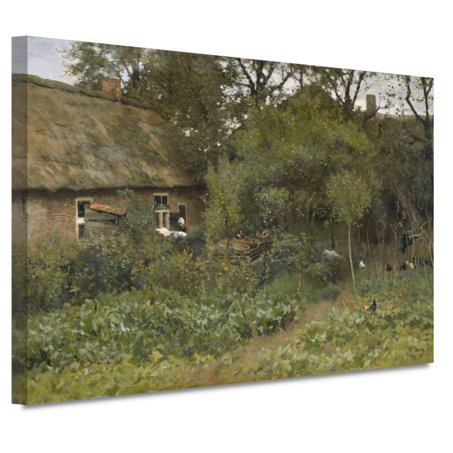 De moestuin - Anton Mauve canvas