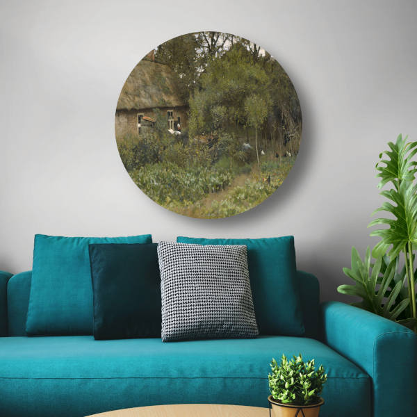 De moestuin - Anton Mauve forex muurcirkel