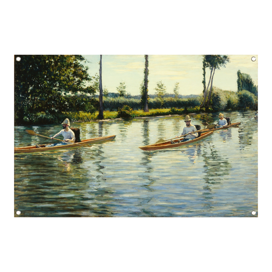 Varen op de Yerres - Gustave Caillebotte tuinposter