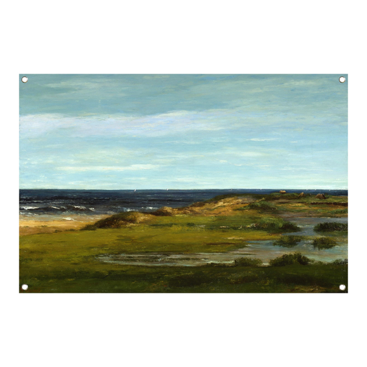 Zeegezicht - Gustave Courbet tuinposter