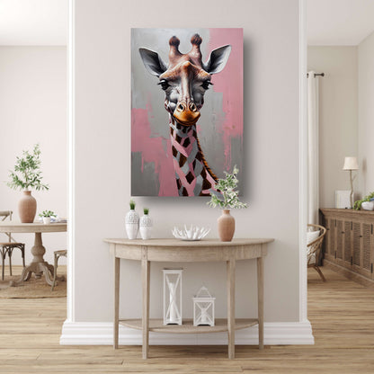De Denkende Giraffe in Moderne Kunst poster