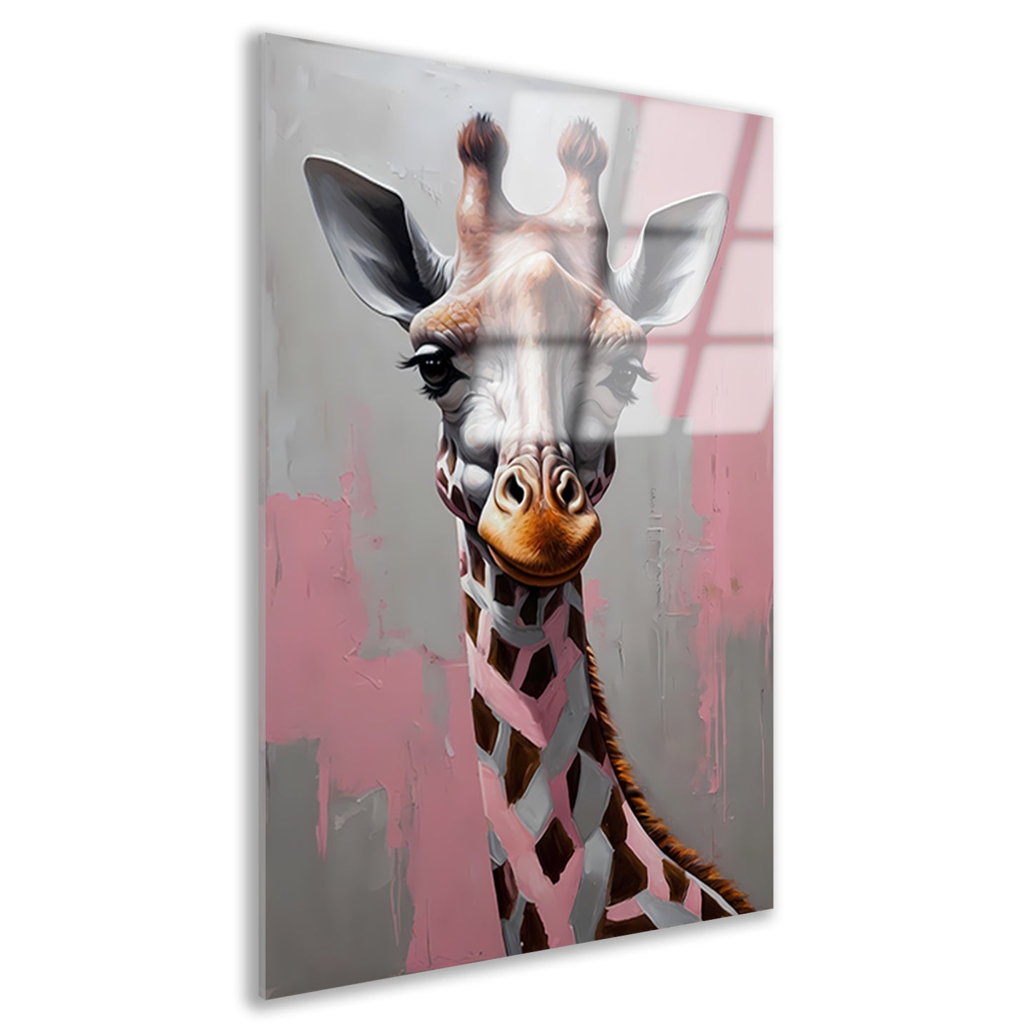 De Denkende Giraffe in Moderne Kunst Acrylglas