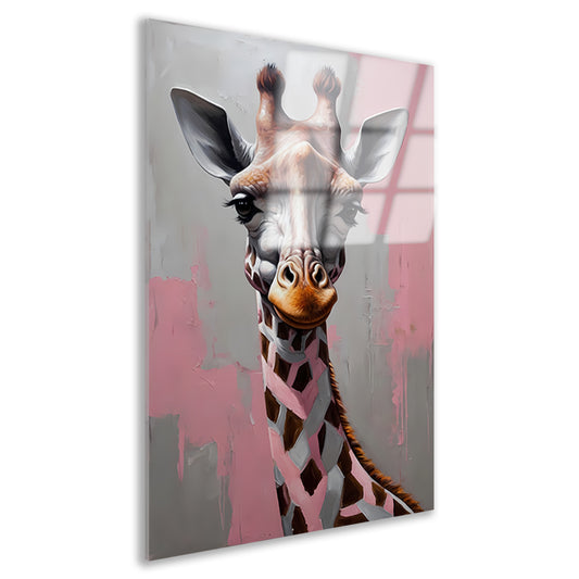 De Denkende Giraffe in Moderne Kunst Acrylglas